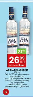 Wódka Dzika Kaczka 40% vol. promocja w Twój Market