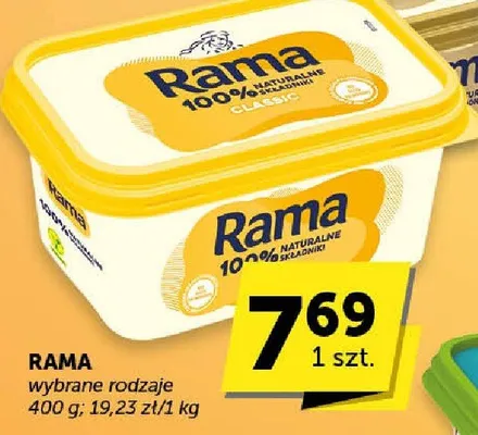 Margaryna Rama różne rodzaje promocja w Groszek