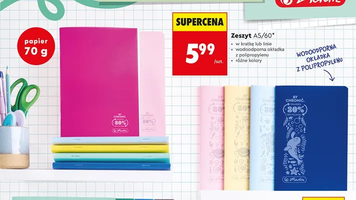 Zeszyt A5/60* Herlitz promocja w Biedronka