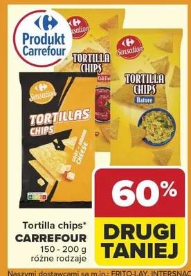 Tortilla chips różne rodzaje promocja w Carrefour Market