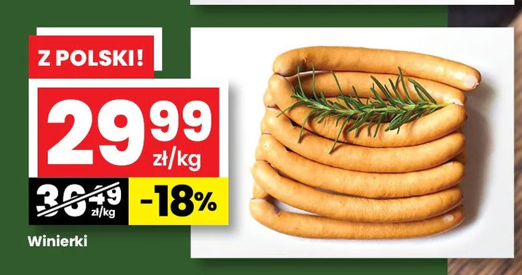 Kiełbaski Winierki promocja w emma MARKET