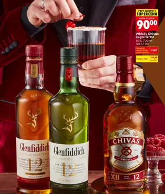 Whisky Glenfiddich 12 YO promocja w Biedronka