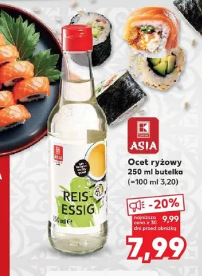 Ocet ryżowy K-Classic Asia promocja w Kaufland