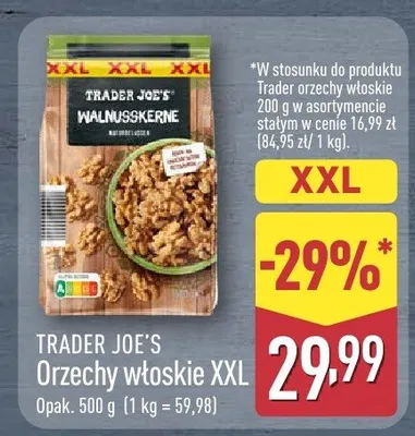 Orzechy włoskie XXL promocja w Aldi