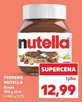 Krem Nutella promocja w Kaufland