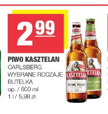Piwo Kasztelan promocja w SPAR