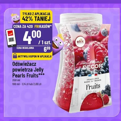 Odświeżacz powietrza Jelly Pearls Elix Decor Fruits promocja w POLOmarket