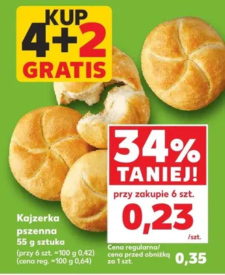 Kajzerka pszenna sztuka promocja w Kaufland