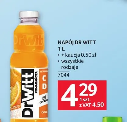 Napój Dr Witt promocja w Selgros