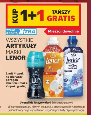 Perełki do prania Lenor Unstoppables promocja w Kaufland