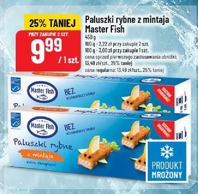 Paluszki rybne z mintaja promocja w POLOmarket