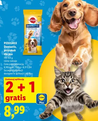 Przysmak dla psa różne rodzaje promocja w Lidl