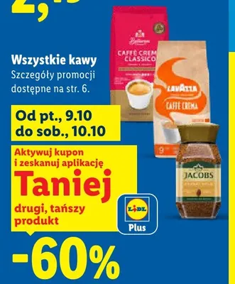 Wszystkie kawy promocja w Lidl