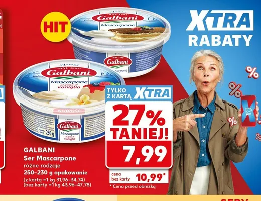 Ser Mascarpone GALBANI promocja w Kaufland