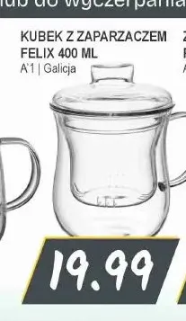 Kubek z zaparzaczem Felix 400 ml Galicja promocja w Słoneczko