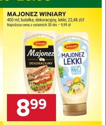 Majonez lekki Winiary promocja w Stokrotka