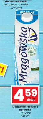 Maślanka Mrągowska Naturalna Mlekpol promocja w emma MARKET