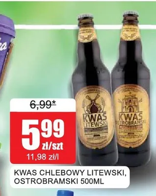 Kwas chlebowy Litewski promocja w Bingo