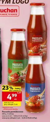 Passata pomidorowa Auchan Rustica promocja w Auchan