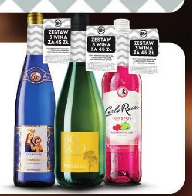 Wino niebieskie promocja w Żabka