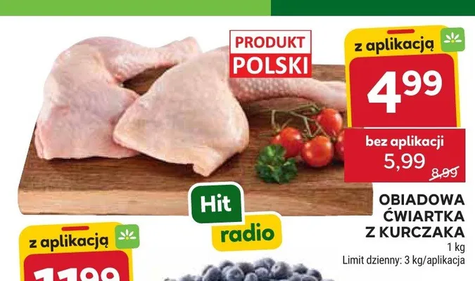 Obiadowa ćwiartka z kurczaka promocja w Stokrotka