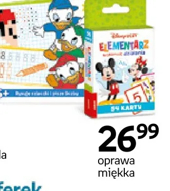 Karty edukacyjne Disney Uczy Elementarz matematyczny 54 promocja w Empik