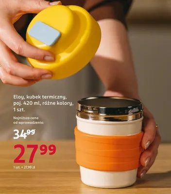 Kubek termiczny Eloy 420ml promocja w Rossmann
