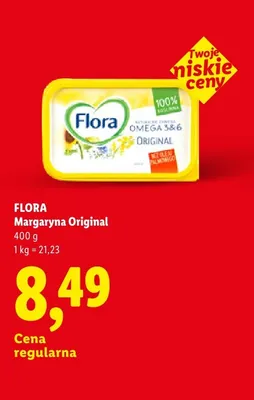 Margaryna Flora Original promocja w Lidl