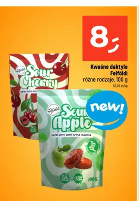 Kwaśne daktyle Felföldi Sour Cherry promocja w Dealz
