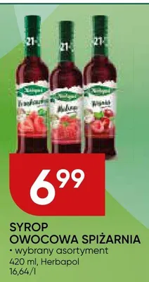 Syrop owocowa spiżarnia wybrany asortyment promocja w Chata Polska