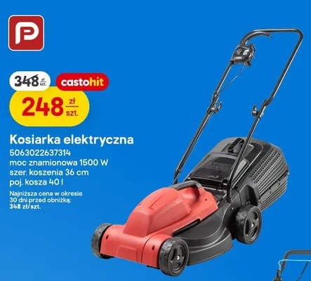 Kosiarka elektryczna Performance Power promocja w Castorama