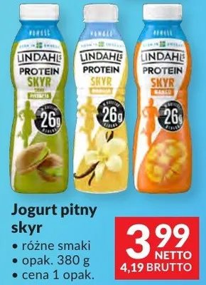 Jogurt pitny skyr różne smaki promocja w Makro