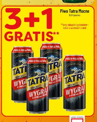 Piwo Tatra Mocne promocja w POLOmarket