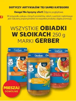 Obiadki w słoikach różne rodzaje promocja w Kaufland