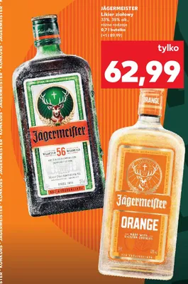 Likier ziołowy Jägermeister promocja w Kaufland