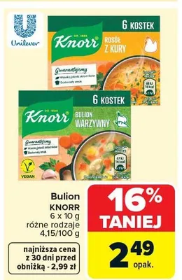 Rosół z kury promocja w Carrefour Market