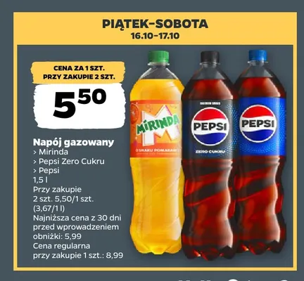 Napój gazowany Pepsi promocja w Netto