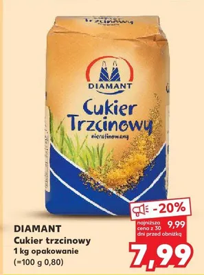 Cukier trzcinowy nierafinowany Diamant promocja w Kaufland