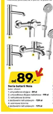 Bateria umywalkowa stojąca Noia promocja w Bricomarche