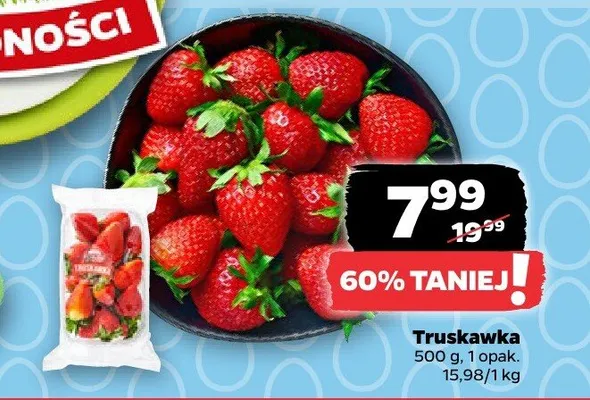 Truskawka 1 opak. promocja w Netto
