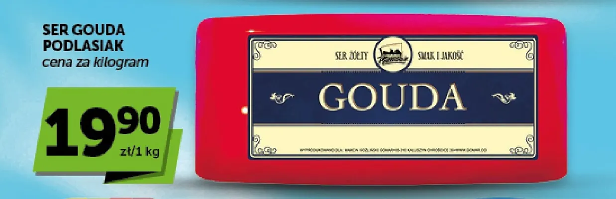 Ser gouda Podlasiak promocja w Euro Sklep