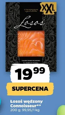 Łosoś wędzony Connoisseur promocja w Netto