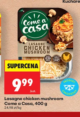 Lasagne chicken mushroom Come a Casa promocja w Biedronka