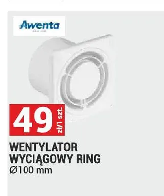 Wentylator wyciągowy Ring Awenta promocja w Merkury Market