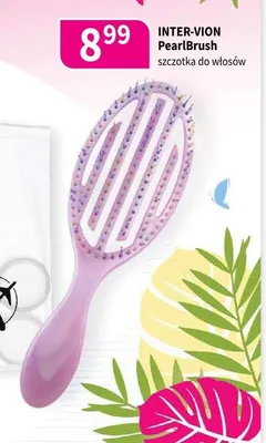 Szczotka do włosów Inter-Vion PearlBrush promocja w Drogerie Polskie