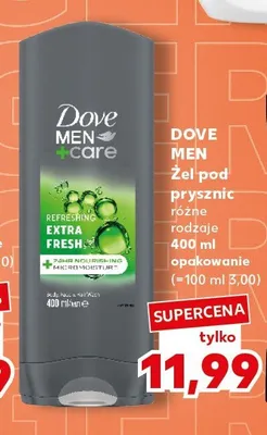 Żel pod prysznic Dove Men+Care Refreshing Extra Fresh promocja w Kaufland