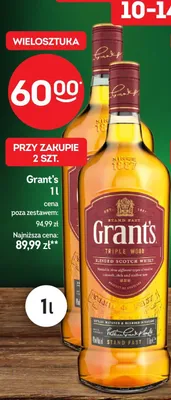 Whisky szkocka 1l promocja w Żabka