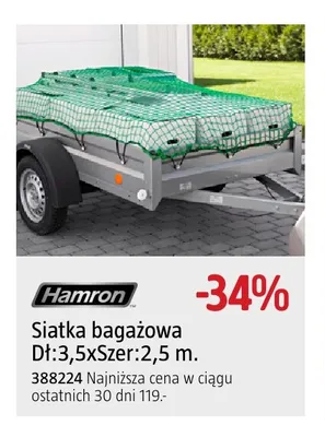 Siatka bagażowa Hamron promocja w Jula