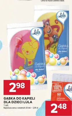 Gąbka do kąpieli dla dzieci Lula promocja w Stokrotka