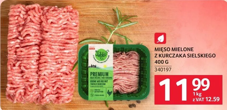 Mięso mielone z kurczaka sielskiego promocja w Selgros
